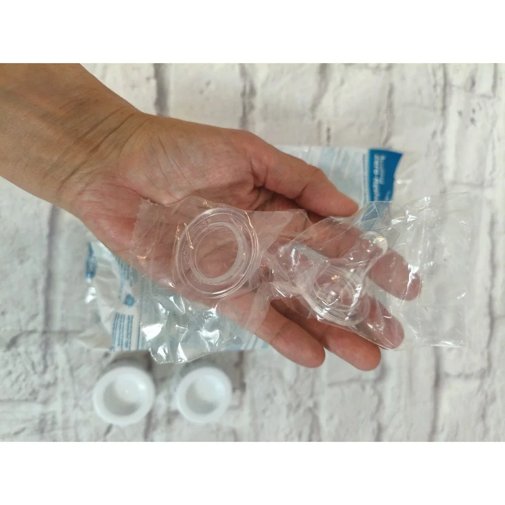 TWO Dr. Brown's Accufeed Anti-Colic Narrow Baby Bottle‎ 2oz Preemie Flow